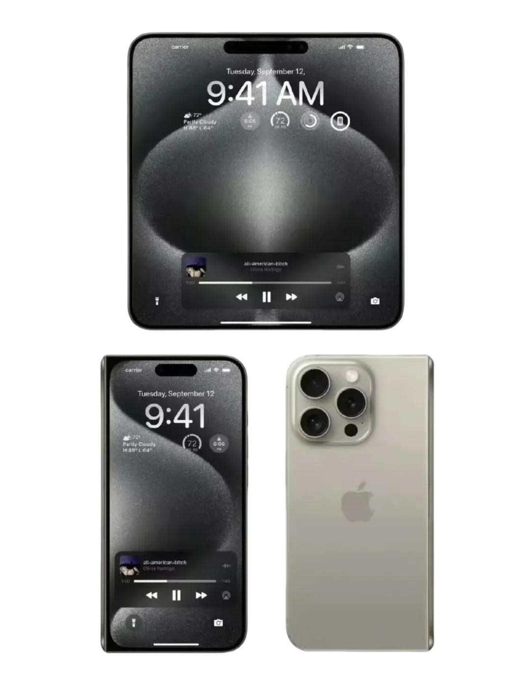 折叠屏iPhone今秋启动生产，屏幕规格已确定